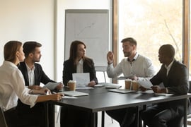 team listening
